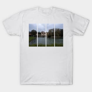 The castle of Sercy is a 12th-century castle in the Bourgogne-Franche-Comte. Cloudy winter day T-Shirt